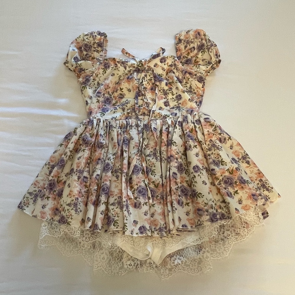 NWT Cider Lace Patchwork Dress